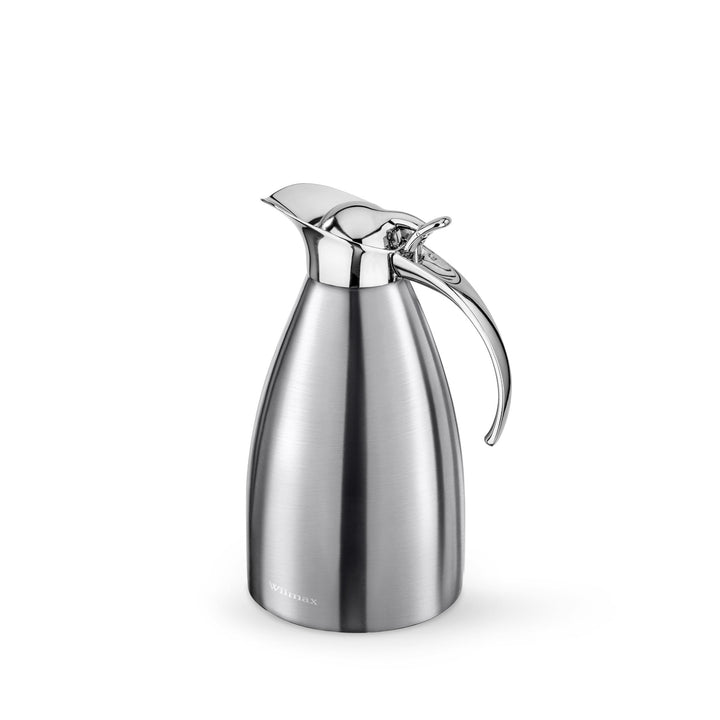 Wilmax England Stainless Steel Vacuum Jug - Silver Matt, 1500 ml