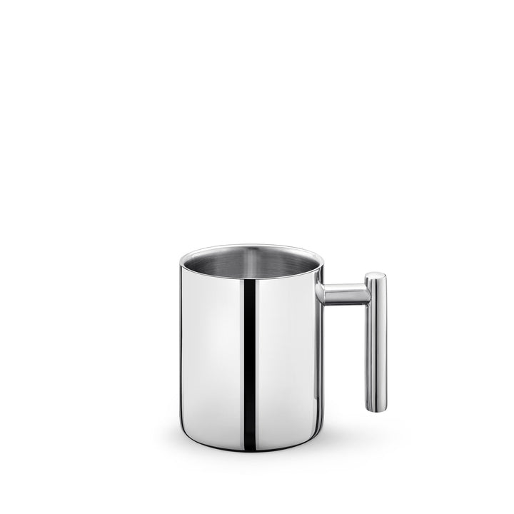 Wilmax England Double Wall Stainless Steel Mug - Silver, 350 ml