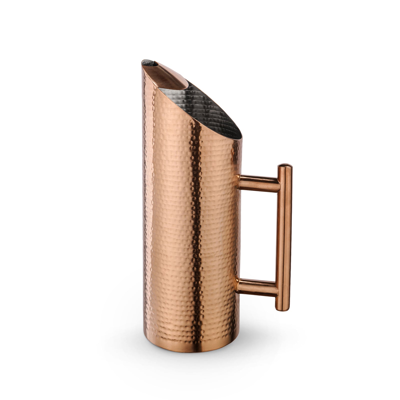 Wilmax Hammered Stainless Steel Water Pitcher – Bronze Matt