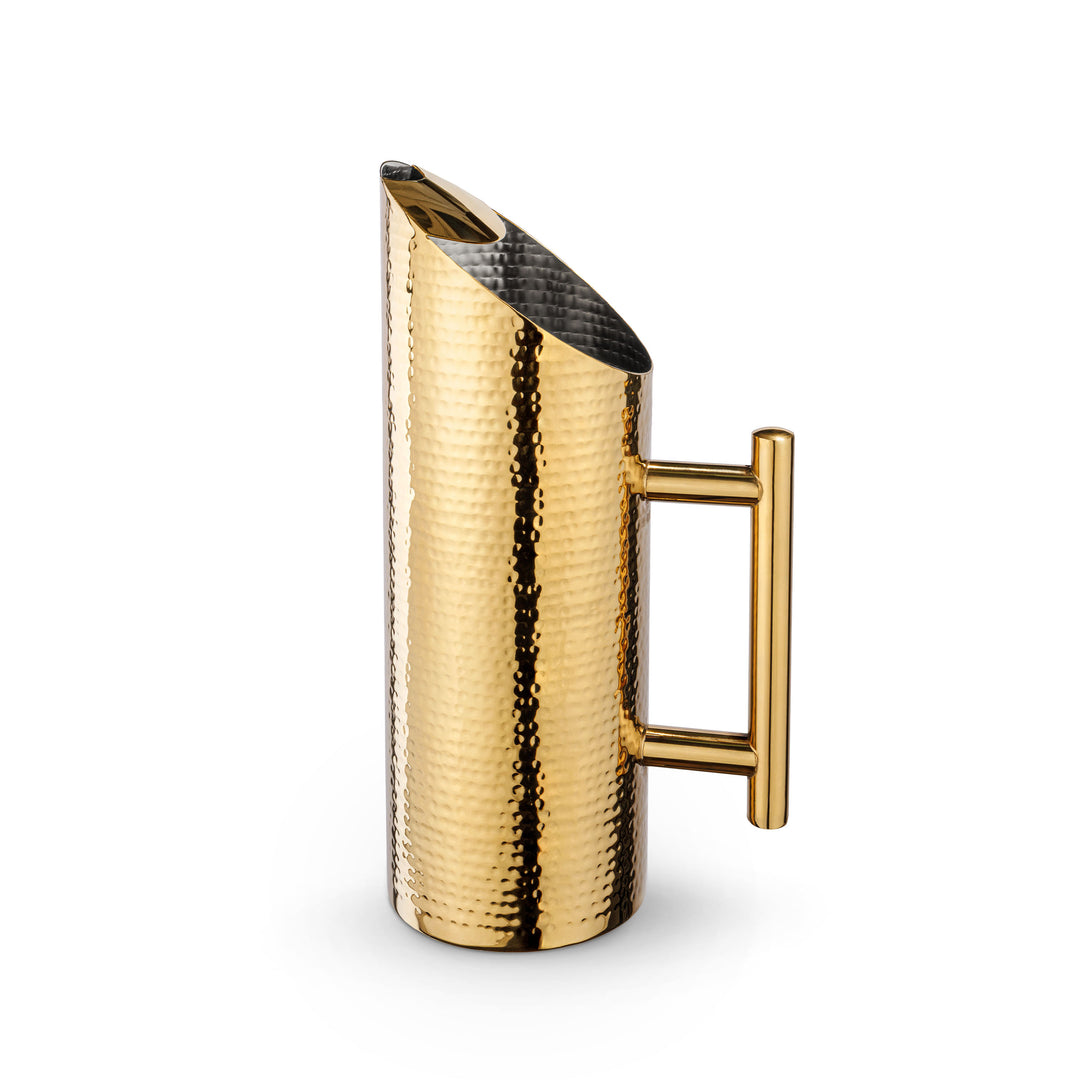 Wilmax Hammered Stainless Steel Water Pitcher – Gold