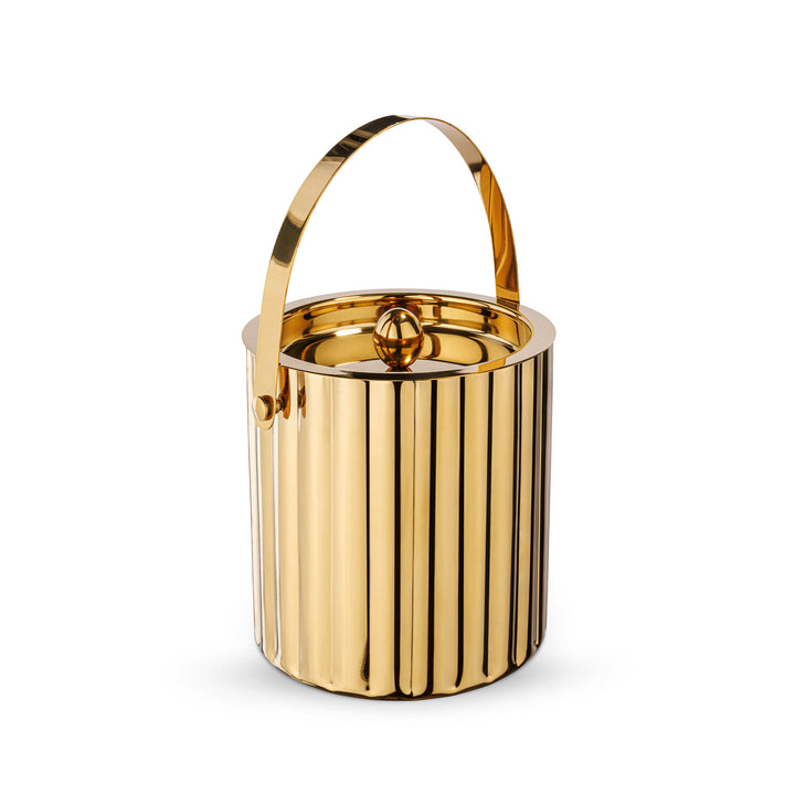 Wilmax Segment Double Wall Ice Bucket with Lid – Gold