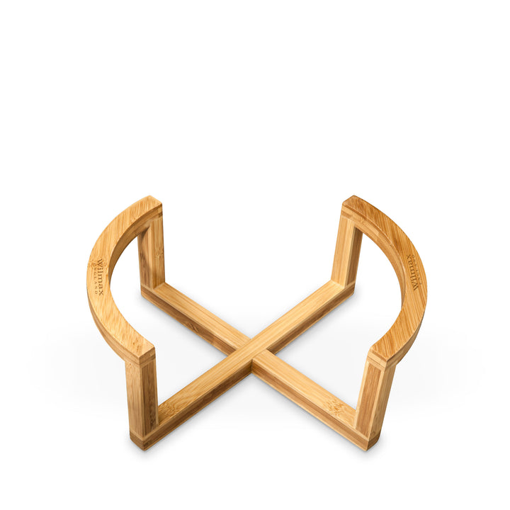 Wilmax Bamboo Serving Stand - 9.75 x 4.25 in / 24.5 x 11 cm