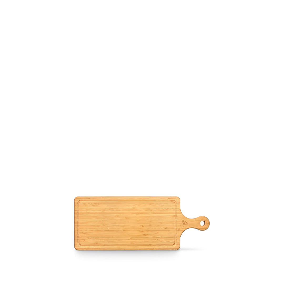 Wilmax Bamboo Long Serving Board with Handle - 31.5 x 5.9 in / 80 x 15 cm