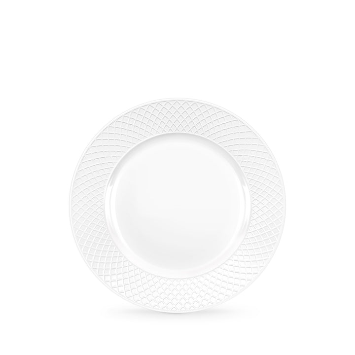 Wilmax Diamond White flat rim dinner plate 25.5 cm