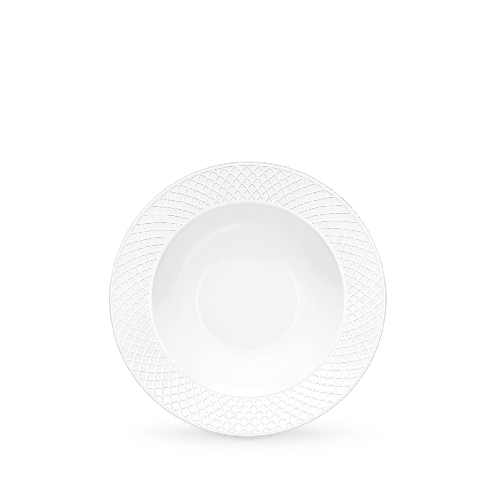Wilmax Diamond White deep rim round plate 450 ml