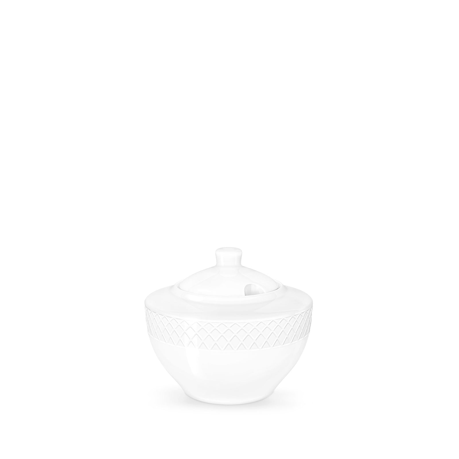 Wilmax Diamond White sugar bowl 340 ml