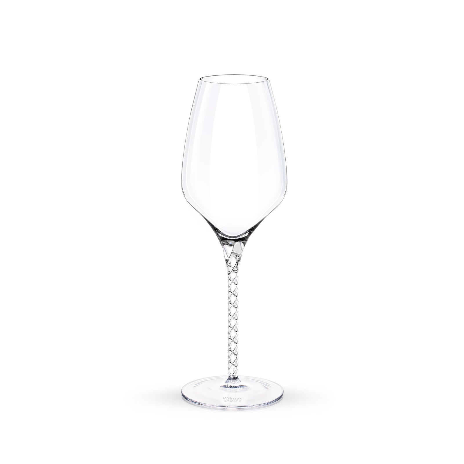 Wilmax Diamond Silver Crystalline Wine Glass – 600 ml
