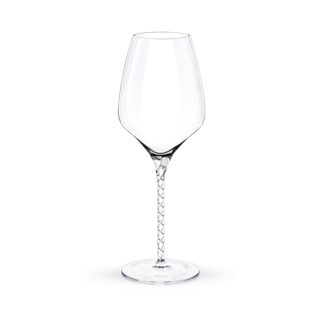 Wilmax Diamond Silver Crystalline Wine Glass – 800 ml