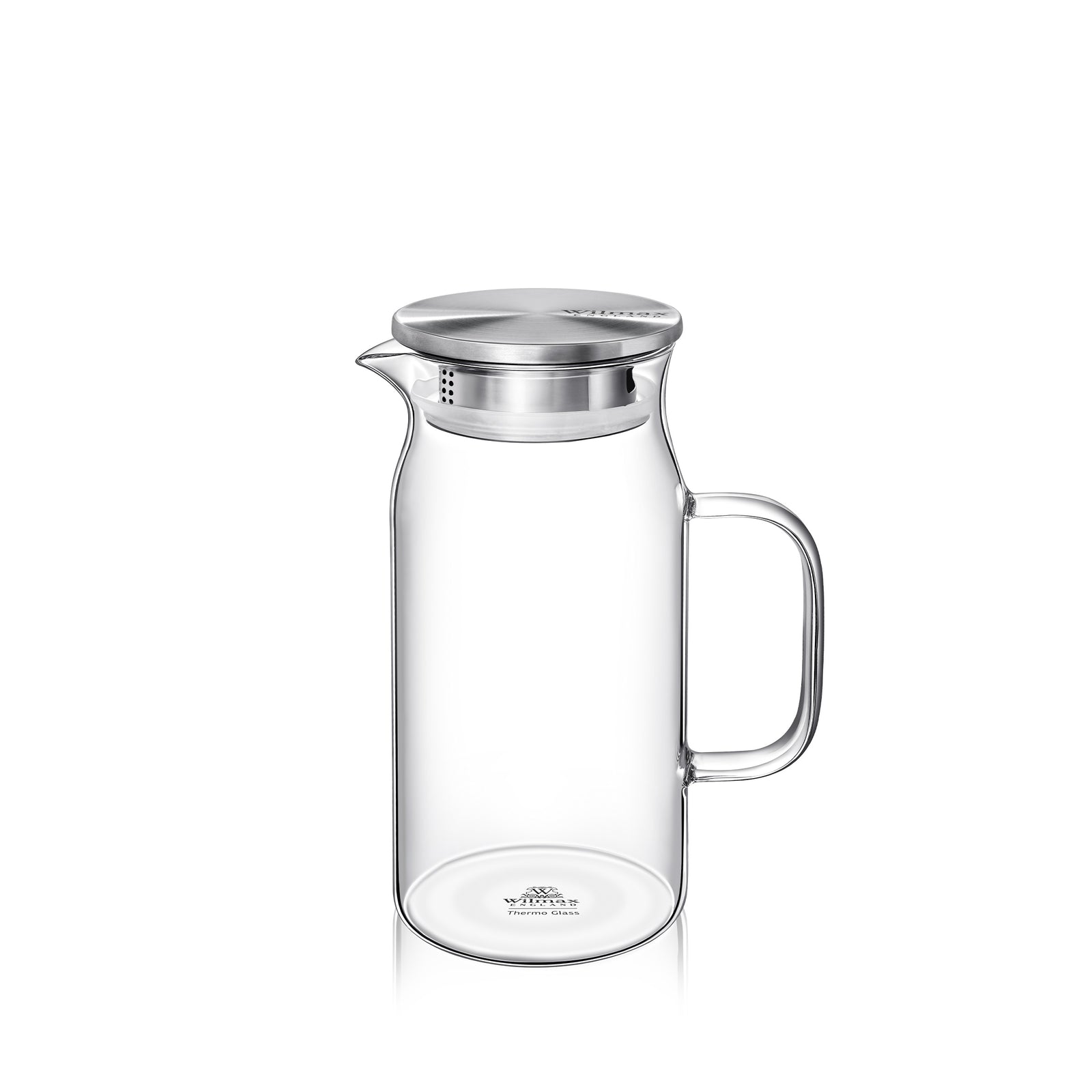 Wilmax England Thermo Glass Jug with Stainless Steel Lid - WL-888209/A