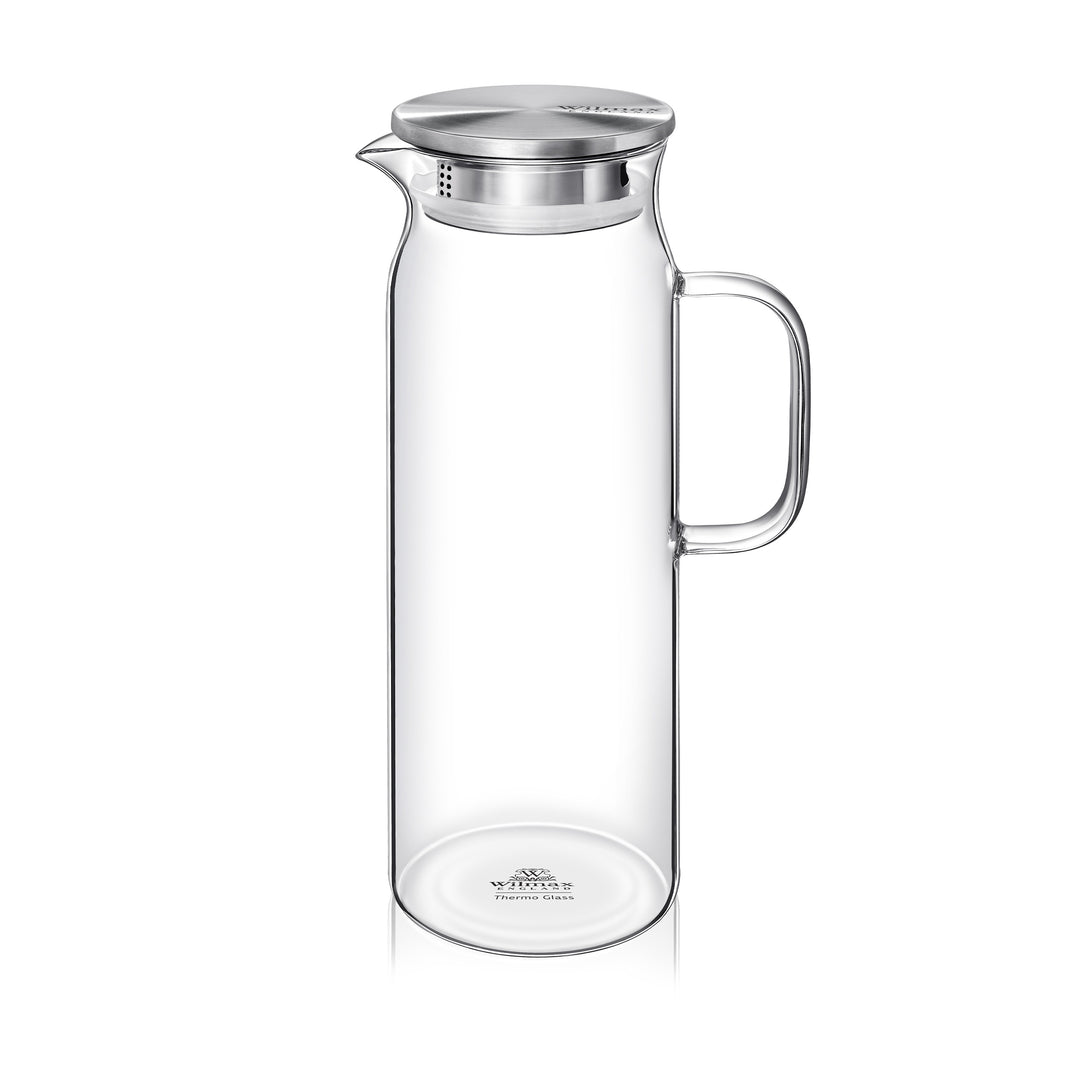 Wilmax England Thermo Glass Jug with Stainless Steel Lid - WL-888210/A
