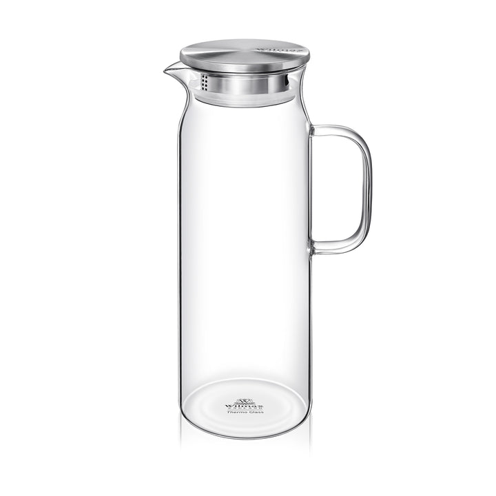 Wilmax England Thermo Glass Jug with Stainless Steel Lid - WL-888210/A
