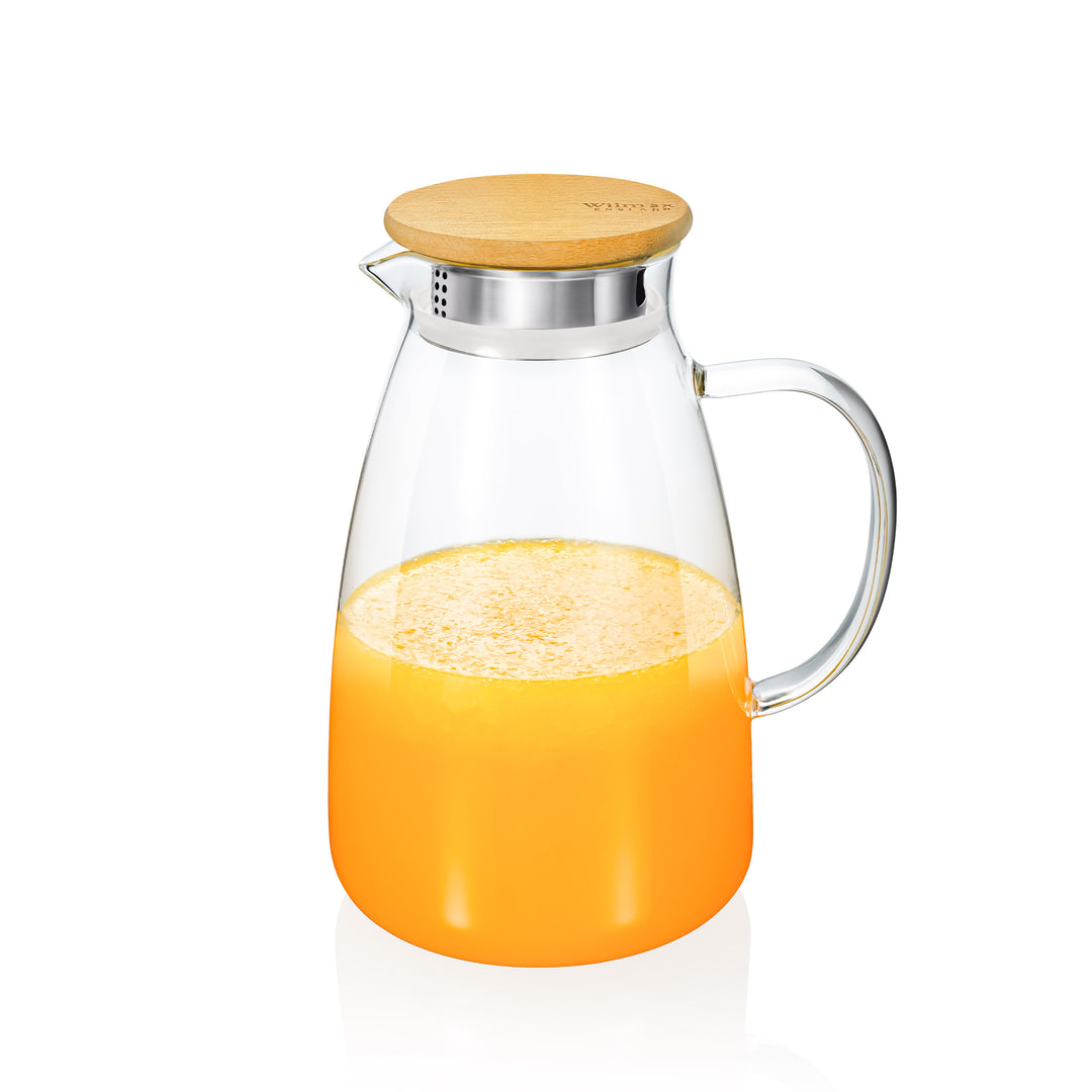 Wilmax England Thermo Glass Jug with Bamboo Lid 1900 ml additional image