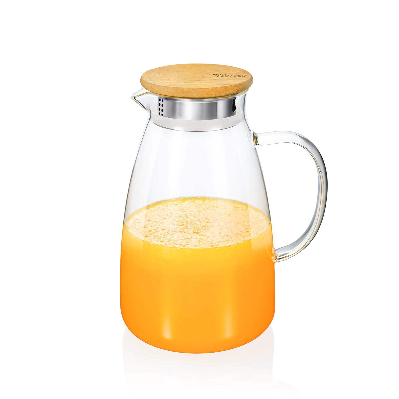 Wilmax England Thermo Glass Jug with Bamboo Lid 1900 ml additional image