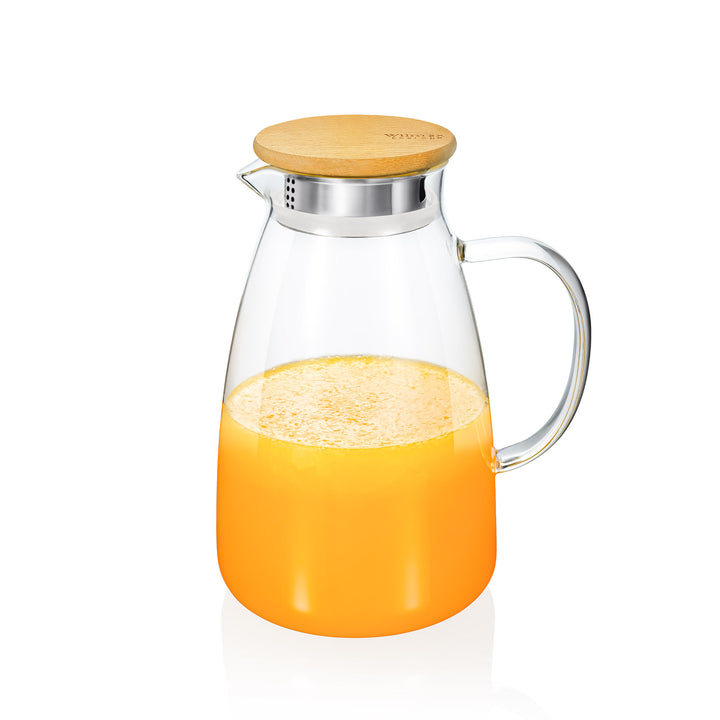 Wilmax England Thermo Glass Jug with Bamboo Lid 1900 ml additional image