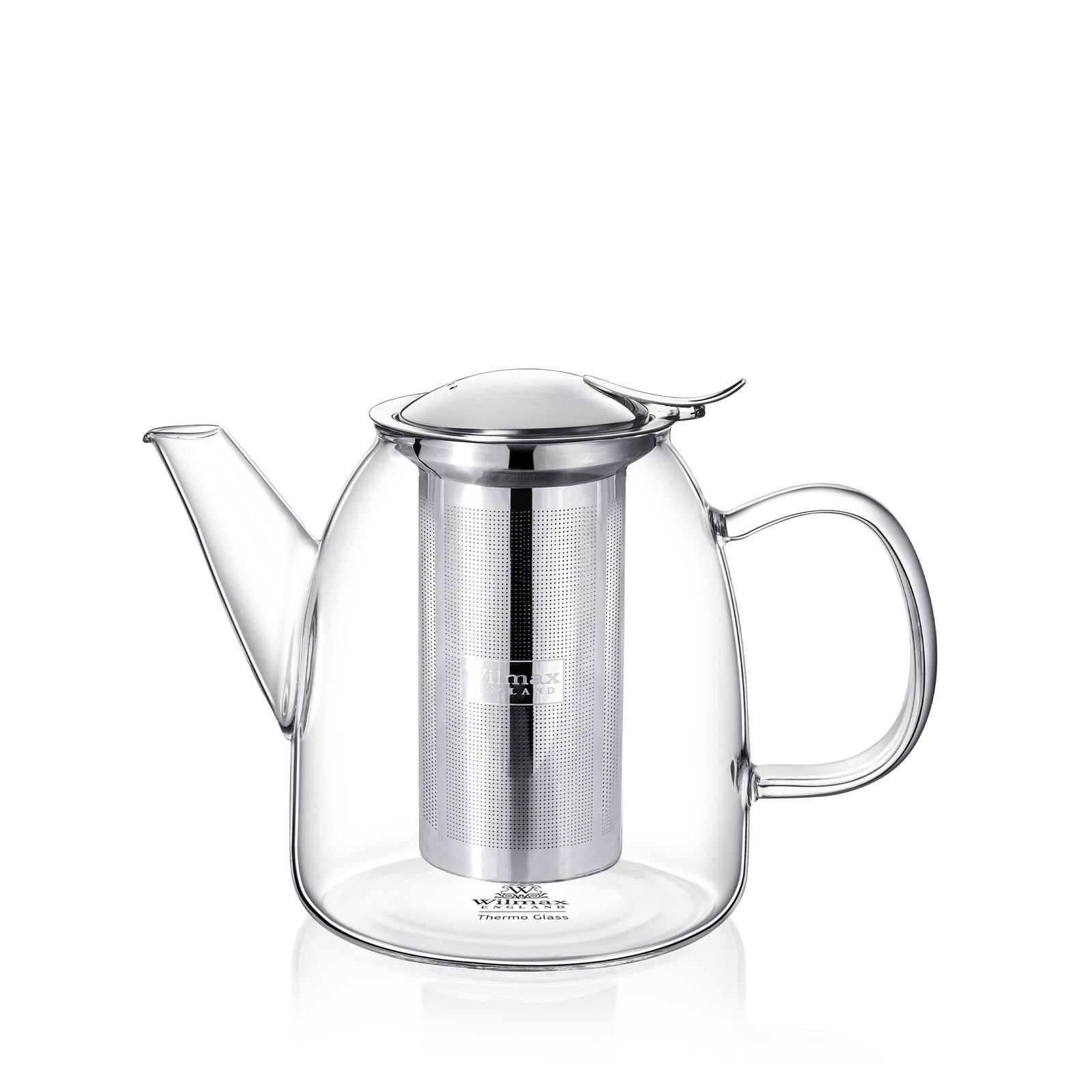Wilmax England Thermo Glass Teapot with Stainless Steel Infuser 950 ml - WL-888808/A