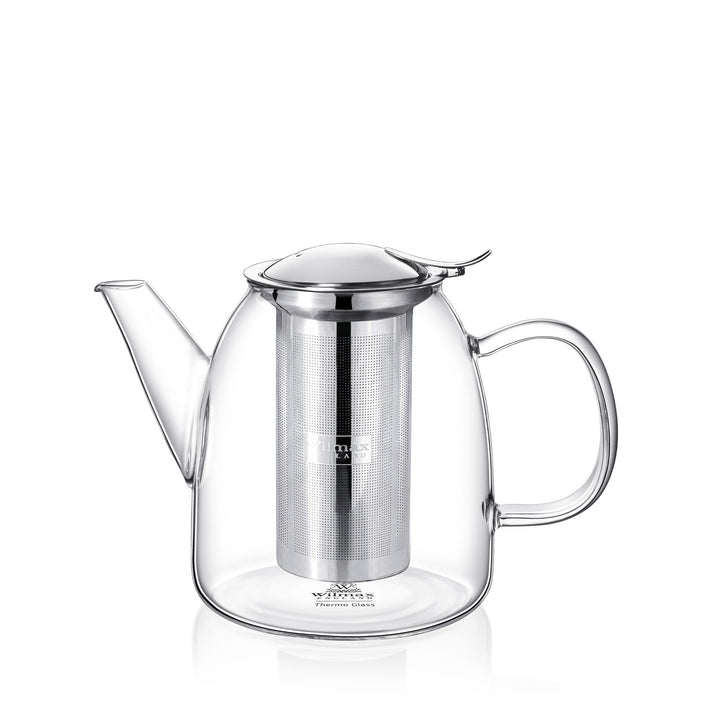 Wilmax England Thermo Glass Teapot with Stainless Steel Infuser 950 ml - WL-888808/A