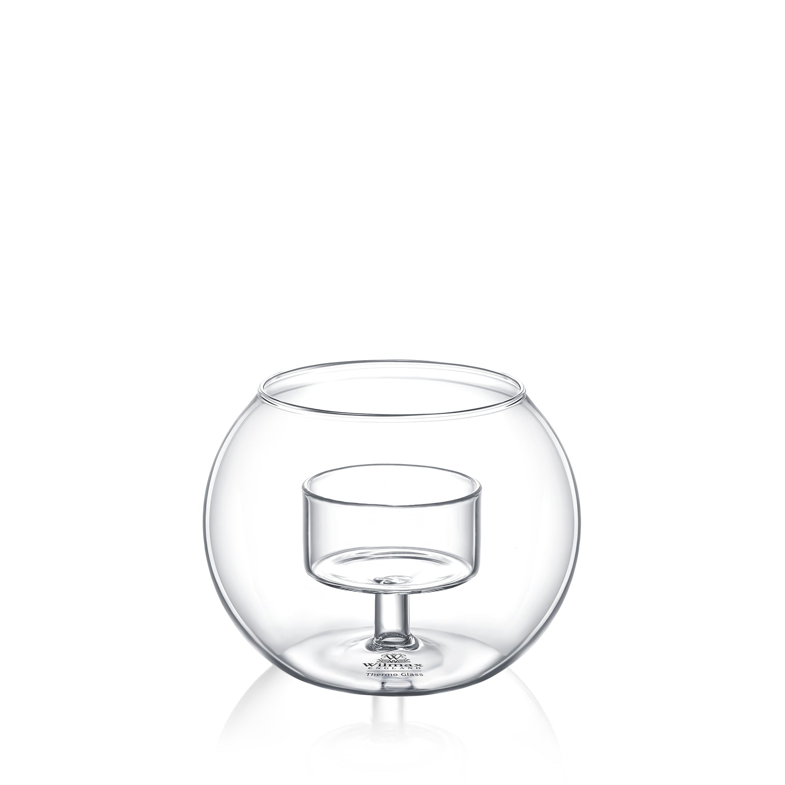 Wilmax England Rounded Thermo Glass Tealight Holders - WL-888973/A