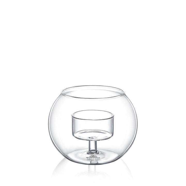 Wilmax England Rounded Thermo Glass Tealight Holders - WL-888973/A