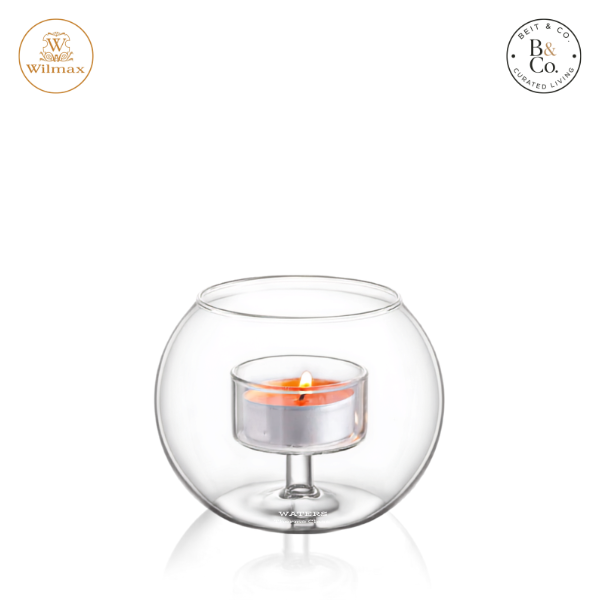 Wilmax England Rounded Thermo Glass Tealight Holders additional image