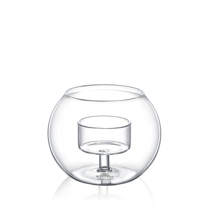Wilmax England Rounded Thermo Glass Tealight Holders - WL-888974/A