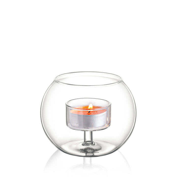 Wilmax England Rounded Thermo Glass Tealight Holders additional image