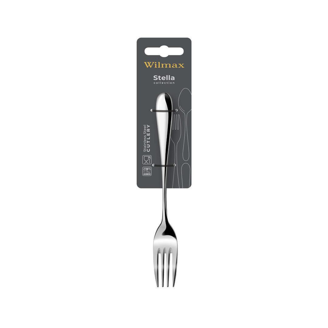 Wilmax Stella stainless steel dinner table fork – additional view