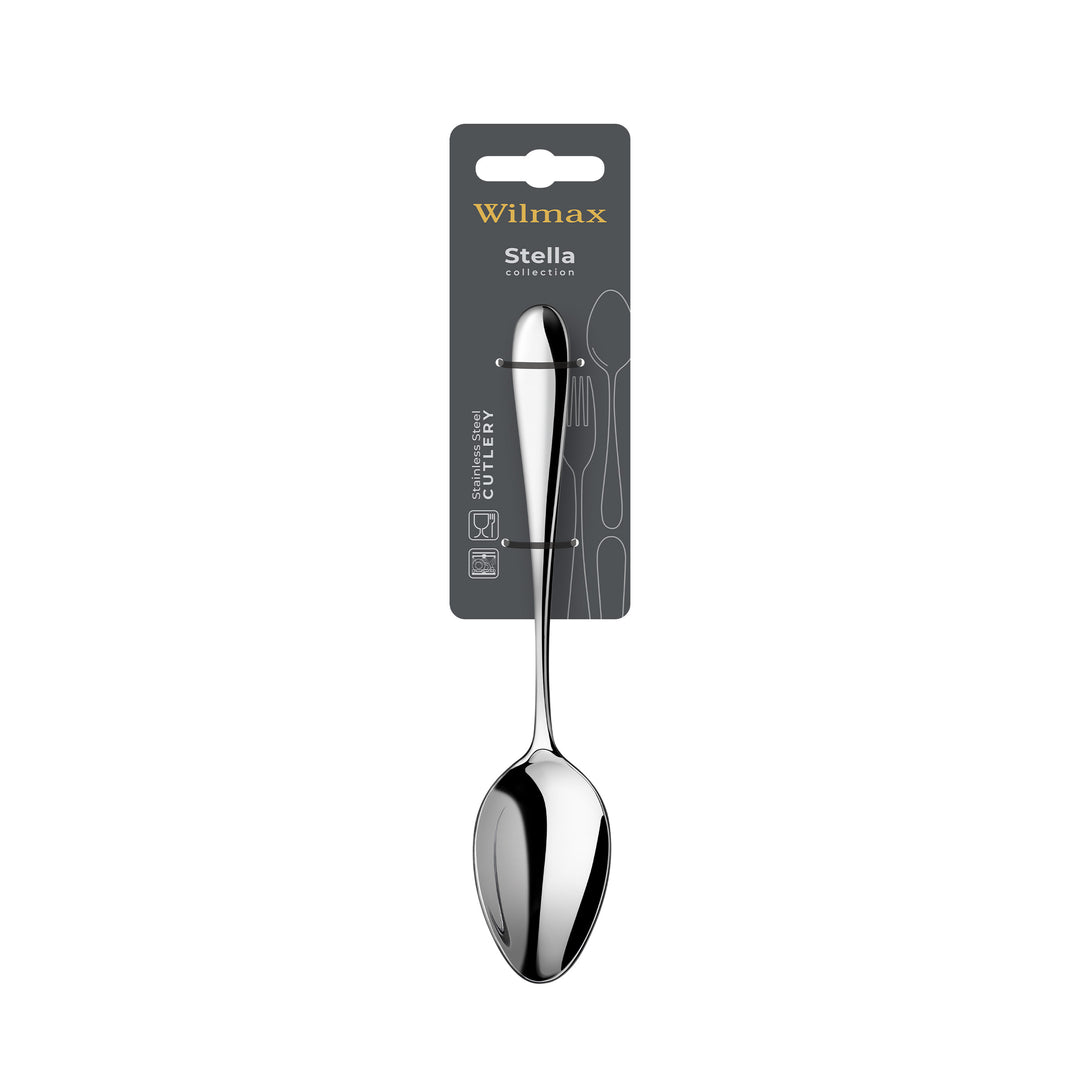 Wilmax Stella stainless steel dinner table spoon – additional view