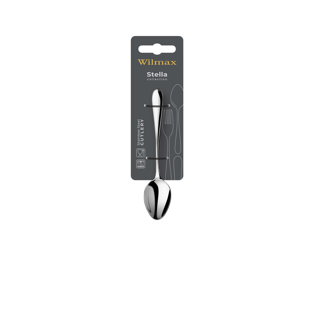 Wilmax Stella stainless steel coffee-tea spoon – additional view