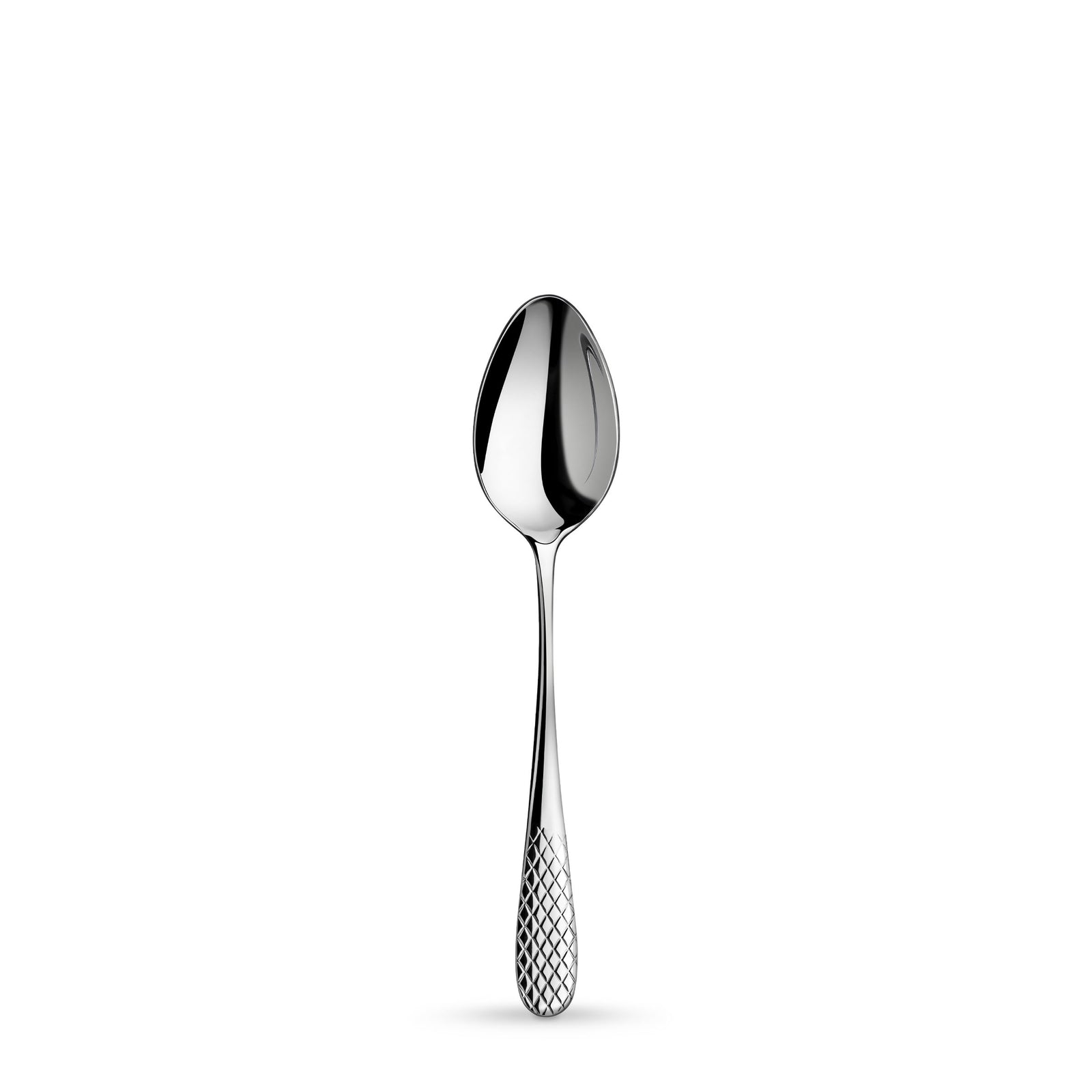 Wilmax England Diamond Stainless Steel Dessert Spoon - Dessert Spoon Silver