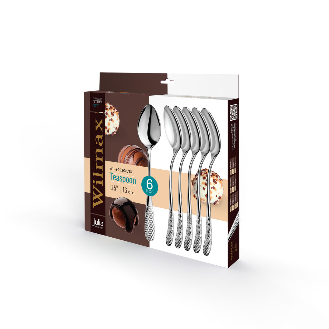 Wilmax Diamond appetizer and mug spoon - silver additional view