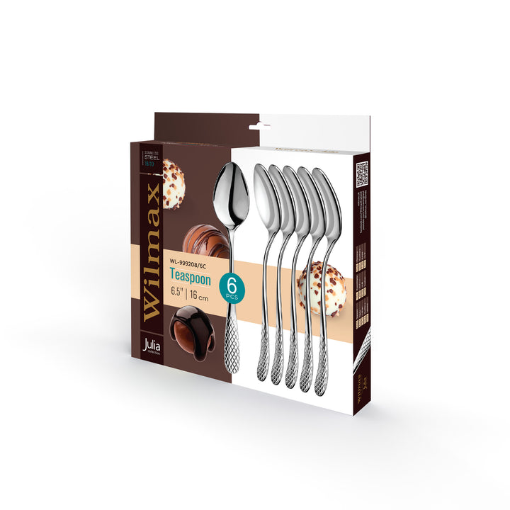Wilmax Diamond appetizer and mug spoon - silver additional view