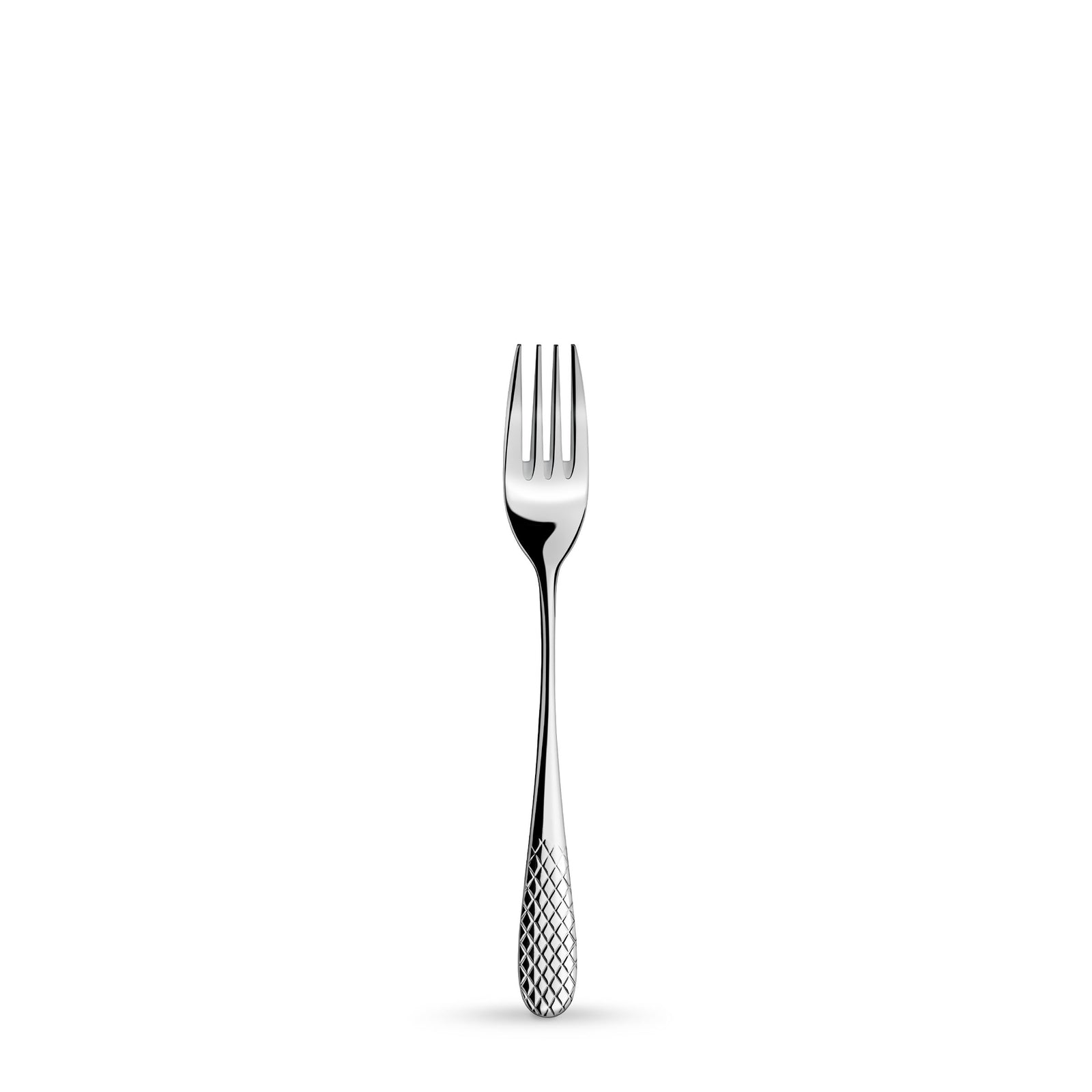 Wilmax England Diamond Stainless Steel Forks - Dessert Fork Silver