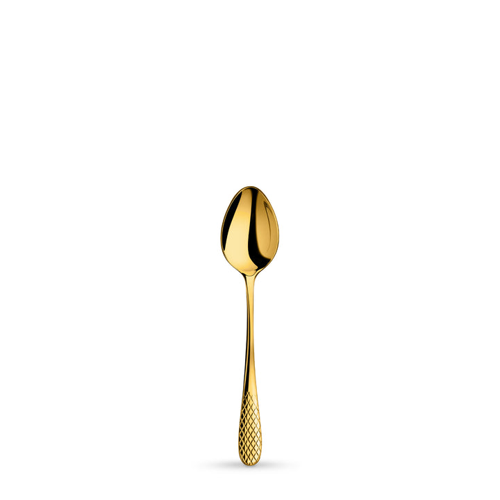 Wilmax Diamond coffee and tea spoon - gold