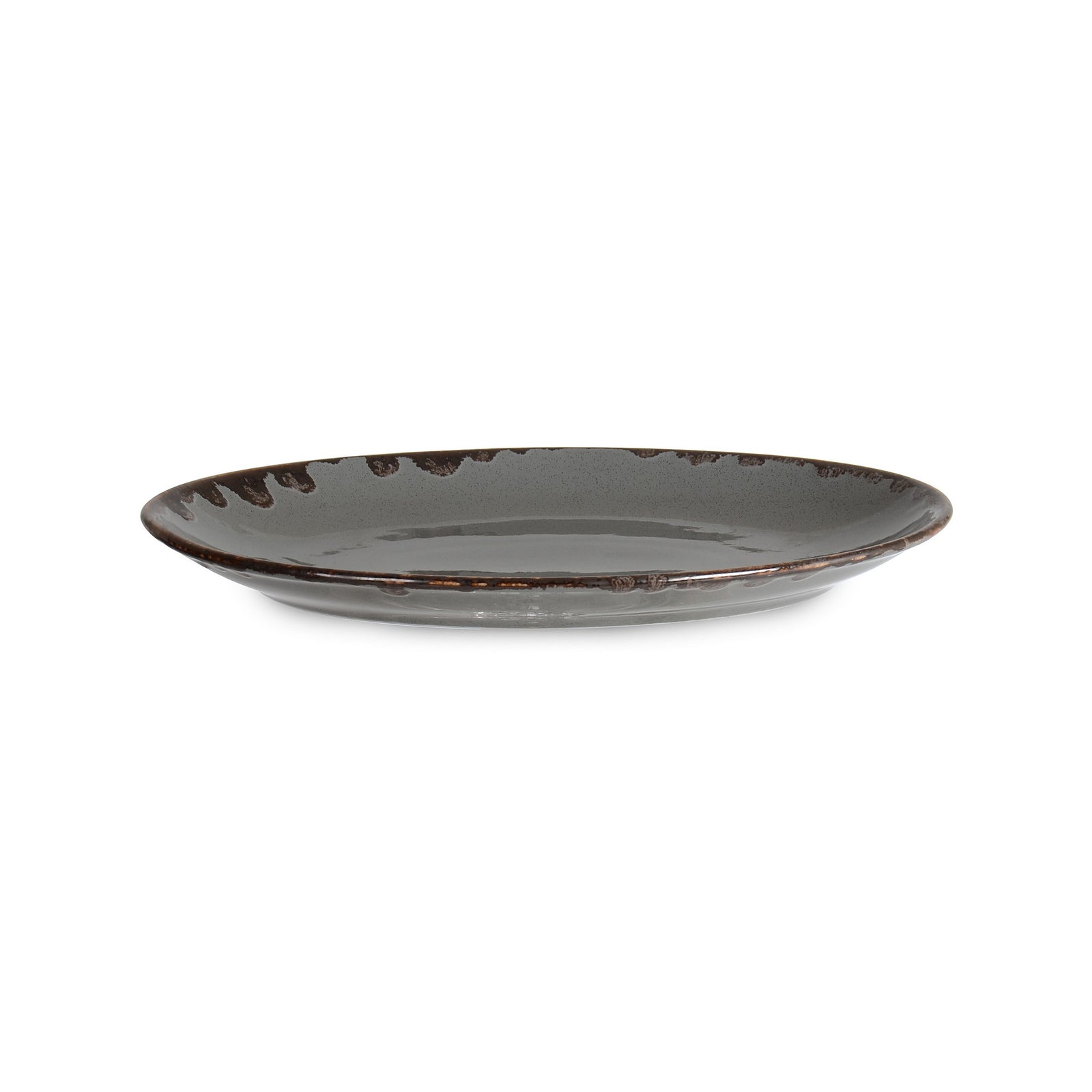 Rinart Grey Elips Oval Platter - 30.6 x 20.2 cm alternate view