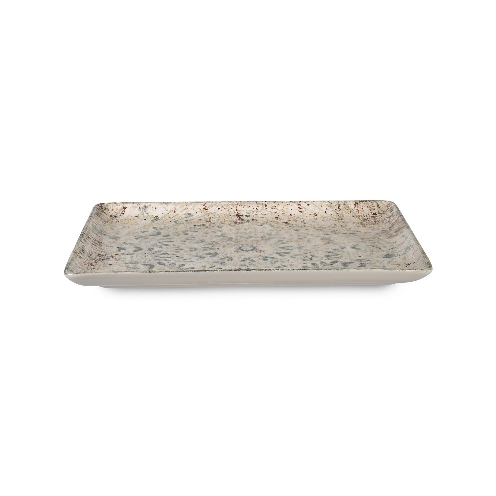 Rinart Fade Flora Rectangular Serving Platter - 24 x 17 cm alternate view
