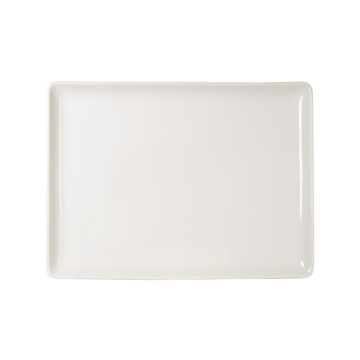 Rinart Flora Cream Flora Rectangular Serving Platter - 24 x 17 cm