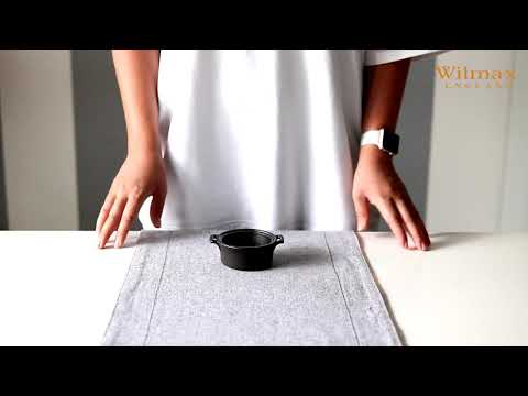 Wilmax Monolith Dish – Black – 10.5 × 3.7 cm