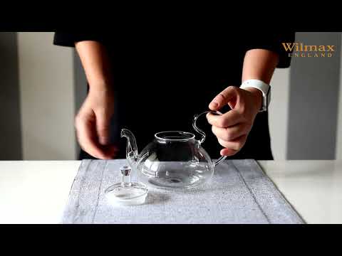 Wilmax Clear Thermo Glass Teapot – 600 ml