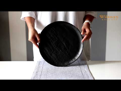 Wilmax Monolith Round Platter – Black – 30 cm