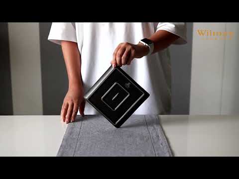 Wilmax Monolith Square Plate – Black