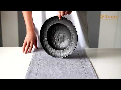 Wilmax Monolith Deep Plate – Black – 25.5 cm – 350 ml