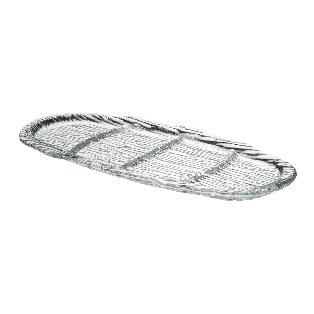 ArdaCam Spagetti Divided Oval Plate 52.5cm product photo 1