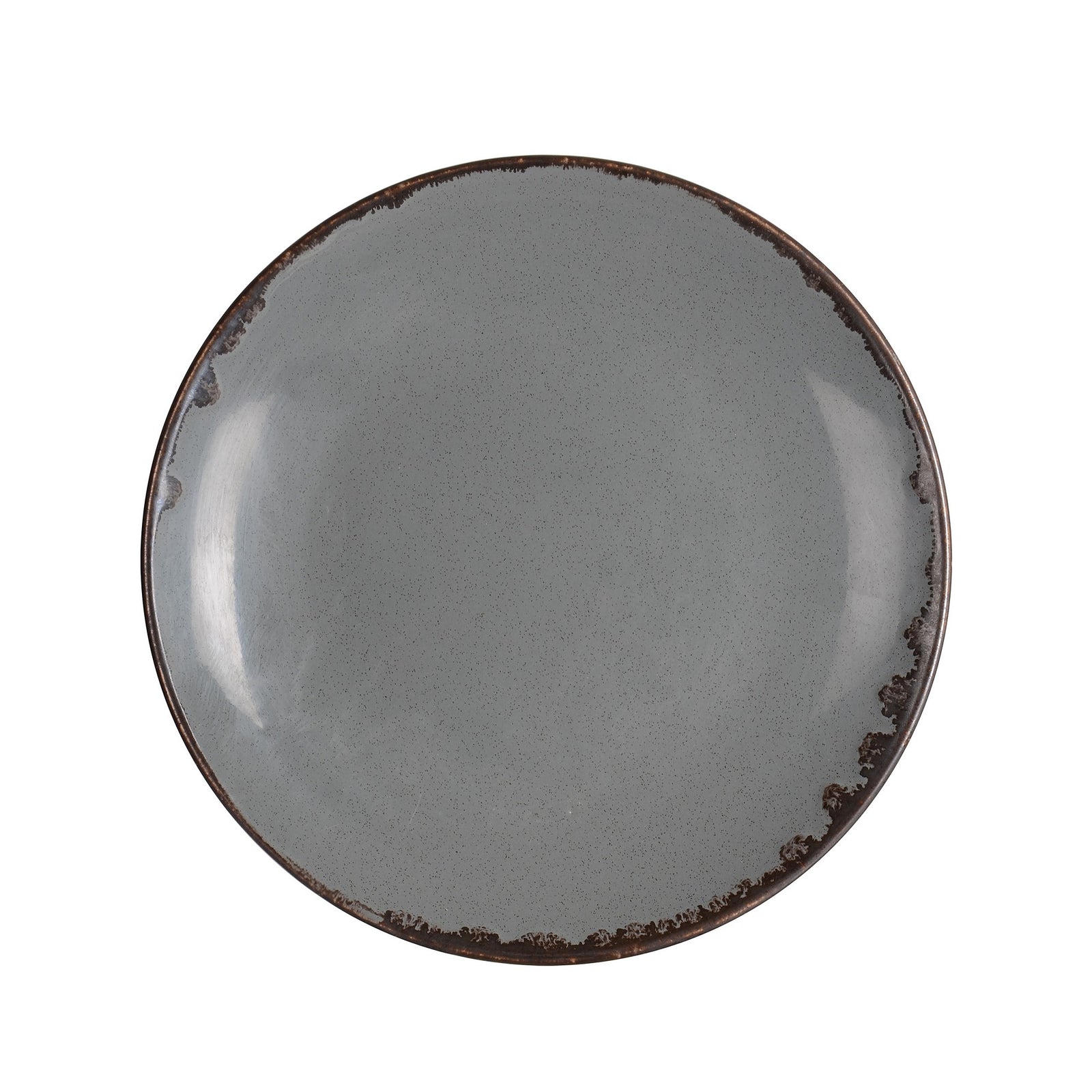 Rinart Grey Valencia Plate - 19 cm